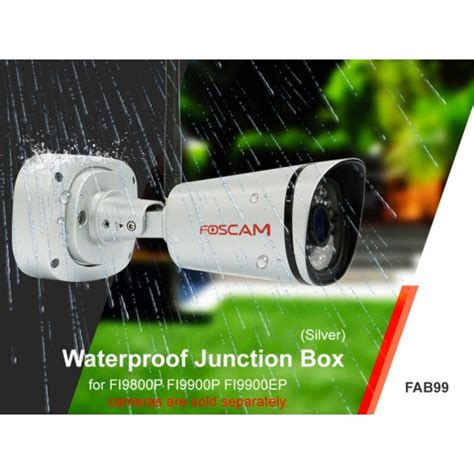 junction box for foscam|Foscam FAB99 Waterproof Junction Box with .